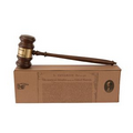 Rock Maple Great Novelty Gavel w/ Brass Engraving Band